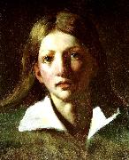 Theodore   Gericault tete de jeune homme oil painting reproduction